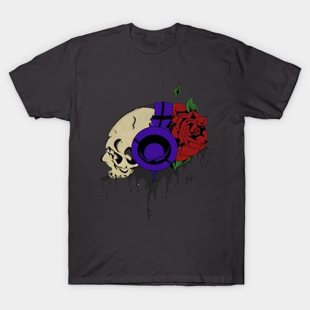 Skull and Rose T-Shirt by Antiseptiko